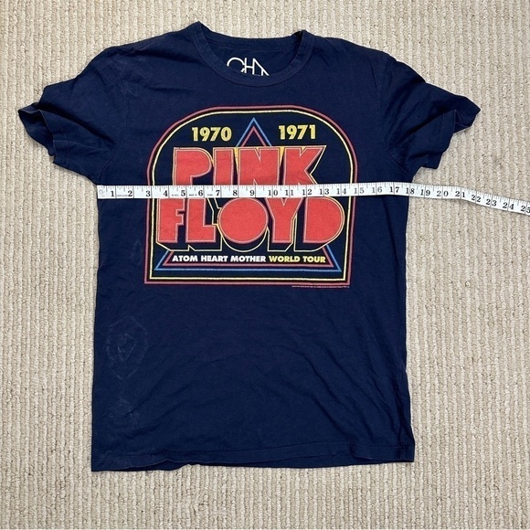 Chaser Pink Floyd Blue Graphic Cotton Short Sleeve Top Size Small Women - Picture 10 of 12